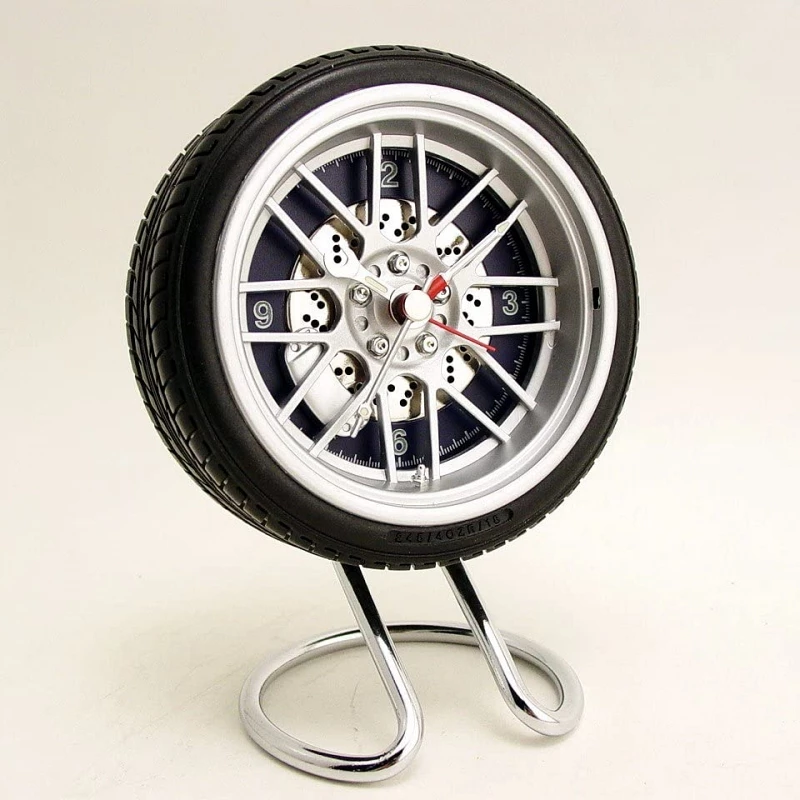 BBS llantas y ruedas reloj despertador tire model clock