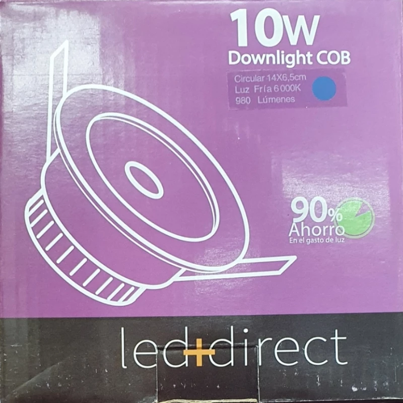 Foco led 10 w led+direct