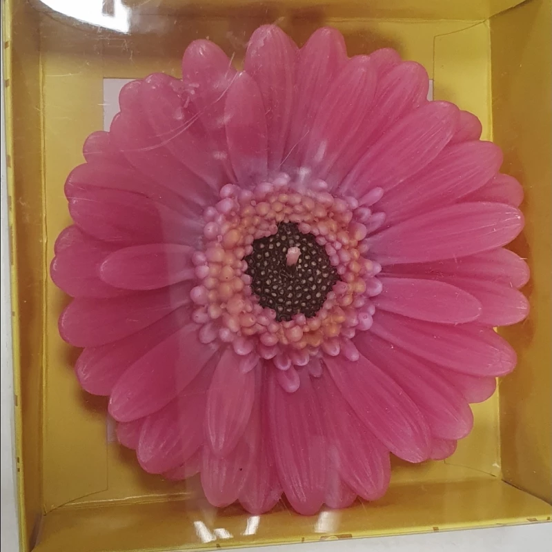 Vela Aromática flor rosa 6 unidades
